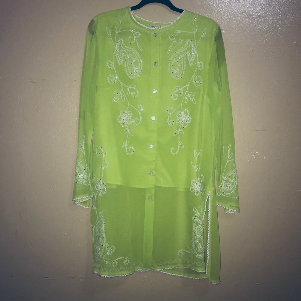 ⚡️Anthony Original Size S Long Tunic Sequins NWT